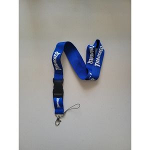 Awesome Clothing Brand Car Keys Holder Thrasher One Size Blue Lanyard & Clip